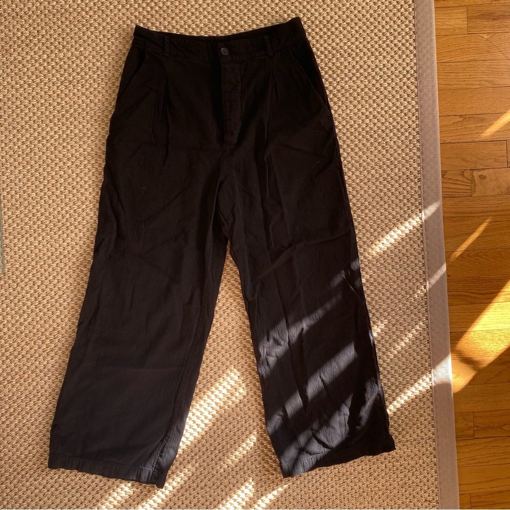 *SOLD* Black LACAUSA trousers
